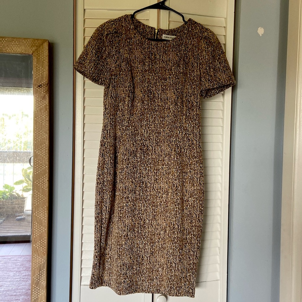 Calvin Klein light knit spring dress, Size 12